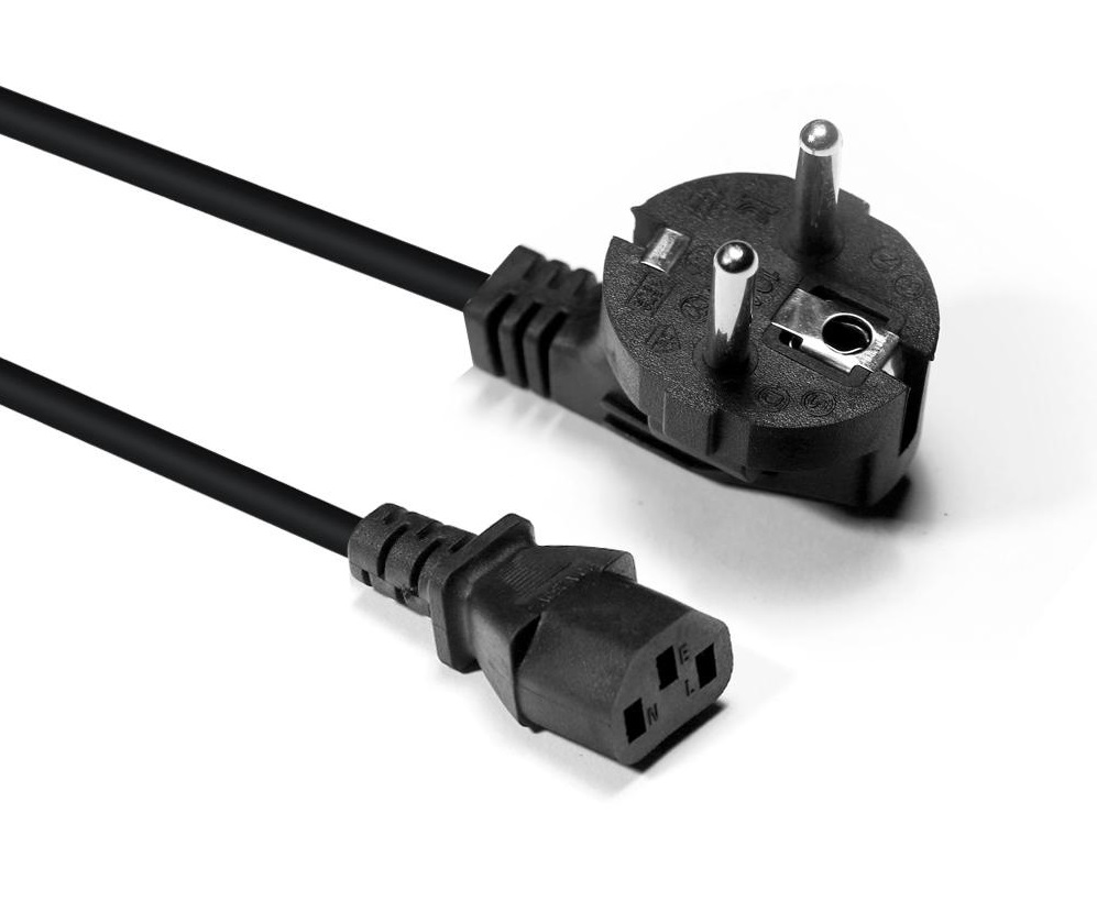 10 Meter Cordset SCHUKO Plug for ESD Portable Vacuum Cleaner Type 555 / 888